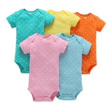 Load image into Gallery viewer, Cartoon Monster Baby Bodysuit 5PCS/SET