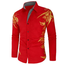 Load image into Gallery viewer, Men's Gold Bronzing Shirts with Long Sleeves-3 Colors