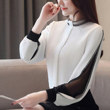 Load image into Gallery viewer, Women's Office Chiffon Blouse to Plus Sizes