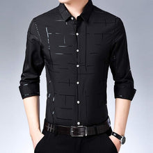Load image into Gallery viewer, Men's Dress Shirts with long sleeves-up to plus sizes