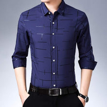 Load image into Gallery viewer, Men's Dress Shirts with long sleeves-up to plus sizes