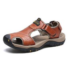 Load image into Gallery viewer, Classic Men's  Summer Soft  Genuine Leather Sandals