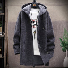 Load image into Gallery viewer, Men's Hooded Knitted Coat M-3XL