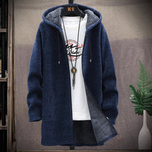 Load image into Gallery viewer, Men's Hooded Knitted Coat M-3XL