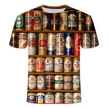 Load image into Gallery viewer, 2021 Newest French Fries 3D Printed T Shirt Men Women Summer Fashion Casual Funny T-shirt Hamburger Harajuku Streetwear Tops