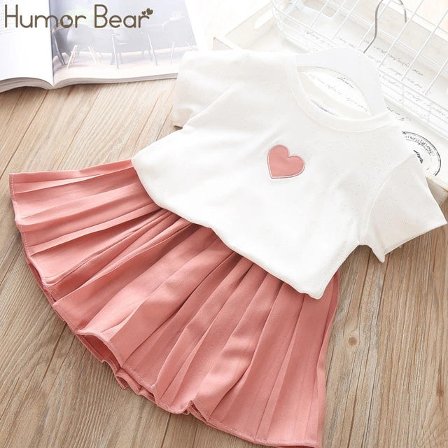 Humor Bear Girls Clothing Set - Various