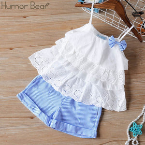 Humor Bear Girls Clothing Set - Various