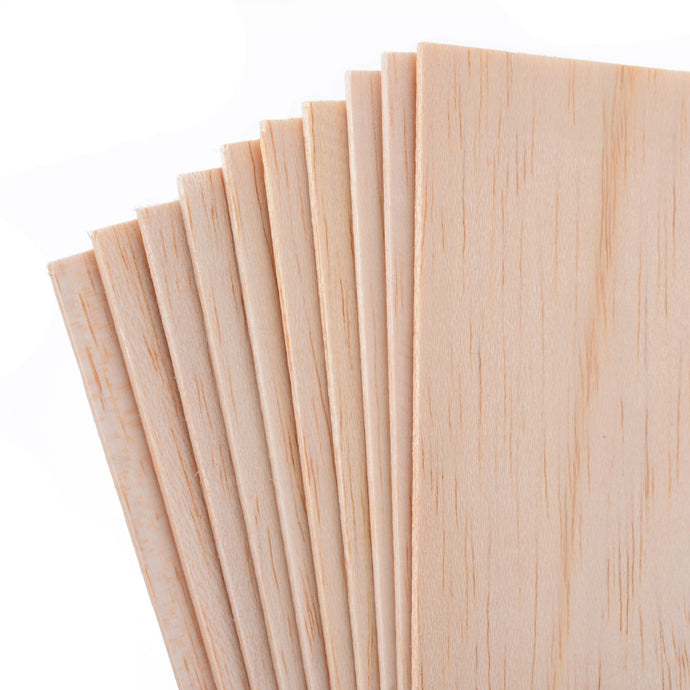 10pcs/Set Wooden Plate Balsa Wood Sheets