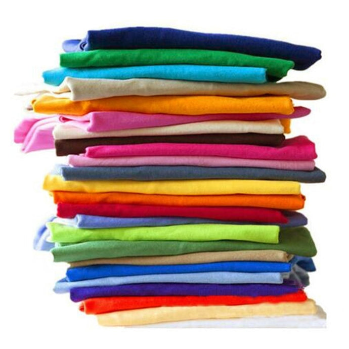 100% Premium Cotton Solid Color Unisex T-shirts