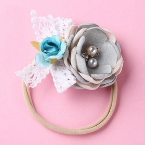 BalleenShiny Newborn Baby Elastic Florals Headband