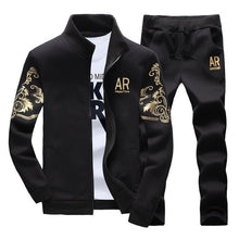 Load image into Gallery viewer, Spring Autum Casual 2 Piece Zipper Sweatshirt + Sweatpants