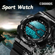 Load image into Gallery viewer, Military/Sports Waterproof Digital Watch with LED Luminous Dial