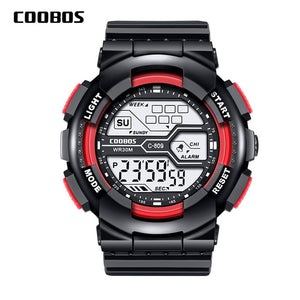 Military/Sports Waterproof Digital Watch with LED Luminous Dial