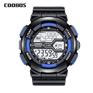 Military/Sports Waterproof Digital Watch with LED Luminous Dial