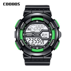 Military/Sports Waterproof Digital Watch with LED Luminous Dial