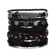 Load image into Gallery viewer, Men Bold 21-Styles Multilayer Metal, Leather, Beads Bracelet