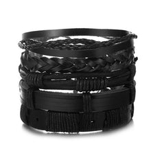 Load image into Gallery viewer, Men Bold 21-Styles Multilayer Metal, Leather, Beads Bracelet