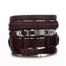 Load image into Gallery viewer, Men Bold 21-Styles Multilayer Metal, Leather, Beads Bracelet