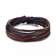 Load image into Gallery viewer, Men Bold 21-Styles Multilayer Metal, Leather, Beads Bracelet