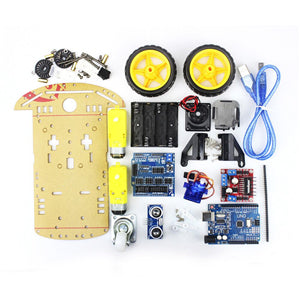 Multifunction Bluetooth Controlled Robot Smart Car  4WD  Starter Kits