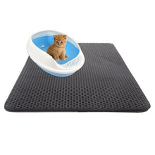 Load image into Gallery viewer, Waterproof Pet Cat Litter Mat Foldable EVA Double-Layer Cats Mat Non-slip Pet Litter Cat Mat Layer Pet Litter Catcher Mat