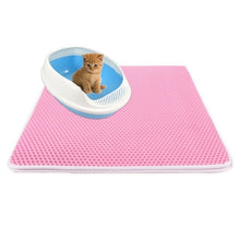 Load image into Gallery viewer, Waterproof Pet Cat Litter Mat Foldable EVA Double-Layer Cats Mat Non-slip Pet Litter Cat Mat Layer Pet Litter Catcher Mat