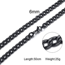 Load image into Gallery viewer, Unisex Stainless Steel Chain Link-Silver/Gold Filled Solid Necklace Choker