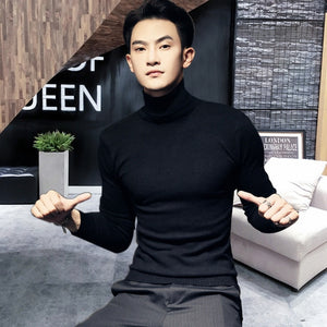 Men's Long Sleeve Turtleneck Sweaters
