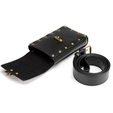 Load image into Gallery viewer, Medieval Renaissance Leather Waist Belt Bag