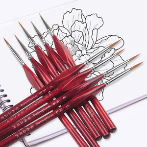 6Pcs/Set Extra Fine Detail Paint Brushes