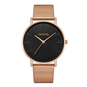 Men or Women Bayan Kol Saati Fashion  watch - Rose Gold, Silver, or Gold