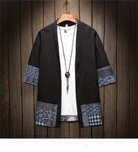 Load image into Gallery viewer, Traditional Men Japanese Kimono Jacket