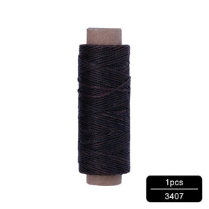 MIUSIE 1Pcs 50M 150D 1mm Leather Waxed Thread Cord