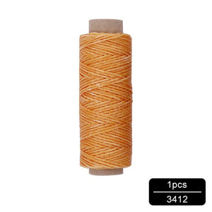 MIUSIE 1Pcs 50M 150D 1mm Leather Waxed Thread Cord