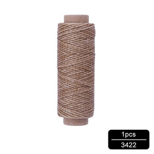 MIUSIE 1Pcs 50M 150D 1mm Leather Waxed Thread Cord