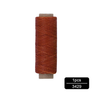 MIUSIE 1Pcs 50M 150D 1mm Leather Waxed Thread Cord