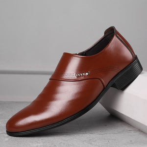 Men's Oxfords Leather Shoes - Black or Brown