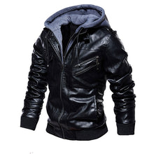 Load image into Gallery viewer, Men&#39;s Faux Leather Jackets  7 Color Choices-3 Designs Sizes: S-4XL