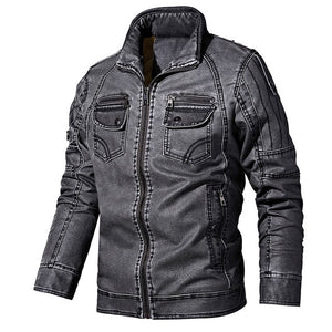 Men's Faux Leather Jackets  7 Color Choices-3 Designs Sizes: S-4XL