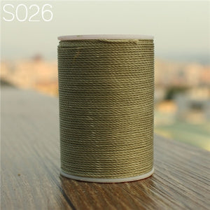 0.55mm Waxed Thread String for Leather Sewing, Leather String Leather Thread