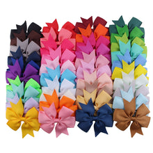 Load image into Gallery viewer, Grosgrain Ribbon Hair Bow with Clip