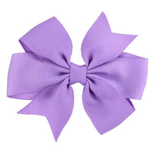 Load image into Gallery viewer, Grosgrain Ribbon Hair Bow with Clip