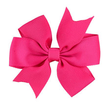 Load image into Gallery viewer, Grosgrain Ribbon Hair Bow with Clip