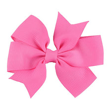 Load image into Gallery viewer, Grosgrain Ribbon Hair Bow with Clip