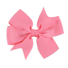 Load image into Gallery viewer, Grosgrain Ribbon Hair Bow with Clip