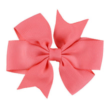 Load image into Gallery viewer, Grosgrain Ribbon Hair Bow with Clip