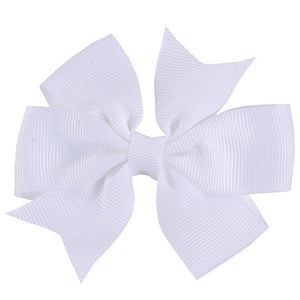 Grosgrain Ribbon Hair Bow with Clip