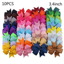 Load image into Gallery viewer, Grosgrain Ribbon Hair Bow with Clip