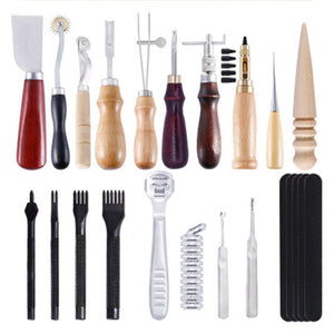 MIUSIE Professional Leather Craft Tools Kit - Various Sets to Choose From