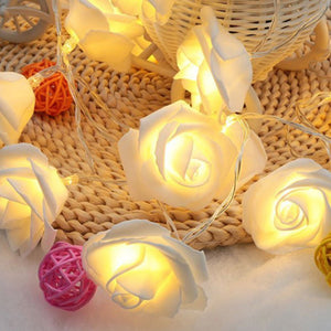 3V 1.5M 10 Led AA Battery Rose String Lights